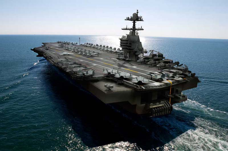 Illustration for article titled Navy Comes To Its Senses And Orders Shock Trials On USS Gerald R. Ford